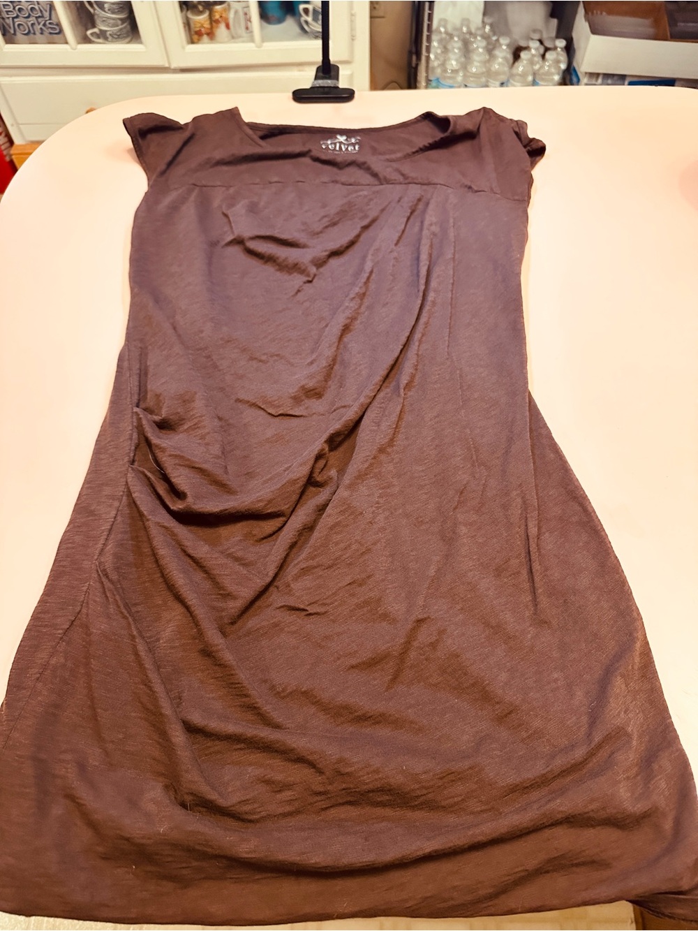 Velvet by Spencer & Graham Vintage Slub scoop neck dress